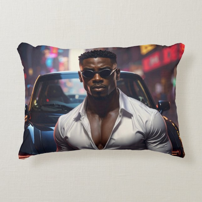 Hip Hop - American Rap Star -  Decorative Cushion (Front)