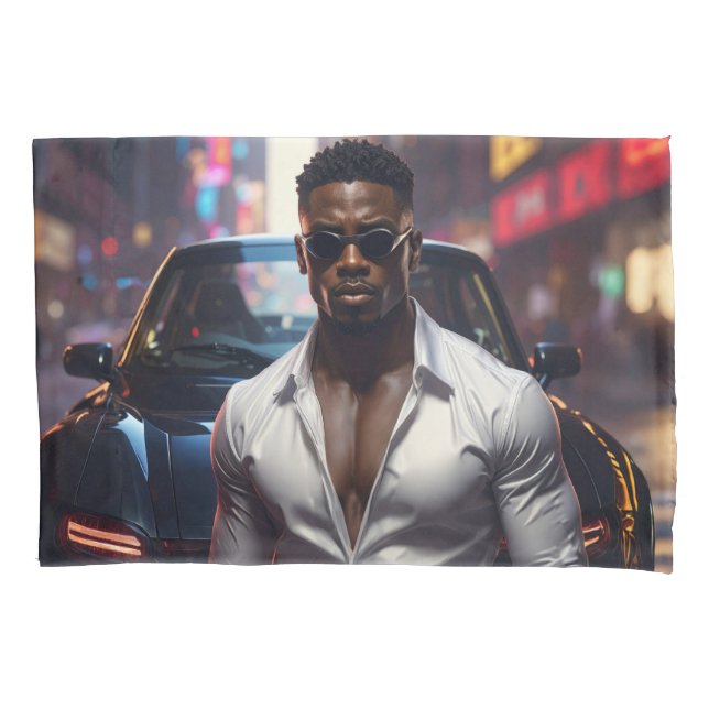 Hip Hop - American Rap Star -  Pillowcase (Front)