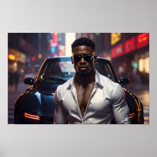 Hip Hop - American Rap Star -  Poster