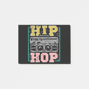 Hip Hop Artists Cassettes Old School Rap Post-it Notes