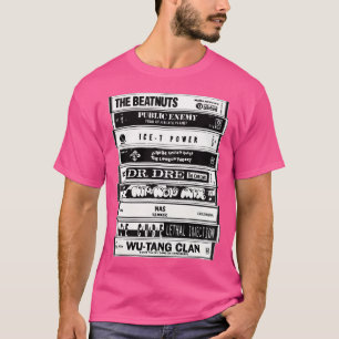 Hip Hop Artists Cassettes Tee - Old School Rap