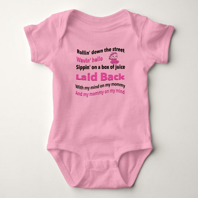 Hip Hop Baby Clothes Bodysuit (Front)