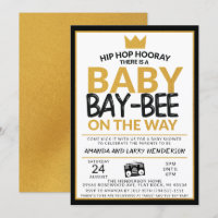 Hip Hop Baby Shower Invitation