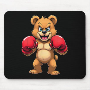 Hip Hop Bear Boxing Kickboxing  Mouse Mat