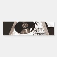 HIP HOP BEATS SKILL LYRICS ON TURNTABLE