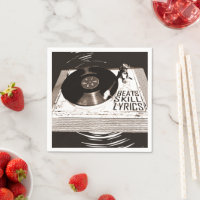 HIP HOP BEATS SKILL LYRICS ON TURNTABLE