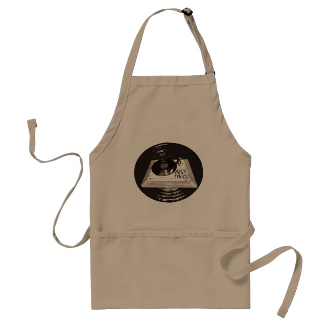 HIP HOP BEATS SKILL LYRICS ON TURNTABLE STANDARD APRON (Front)