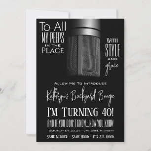 Hip Hop Birthday Invitation