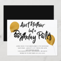 Hip Hop Birthday Party Invitation