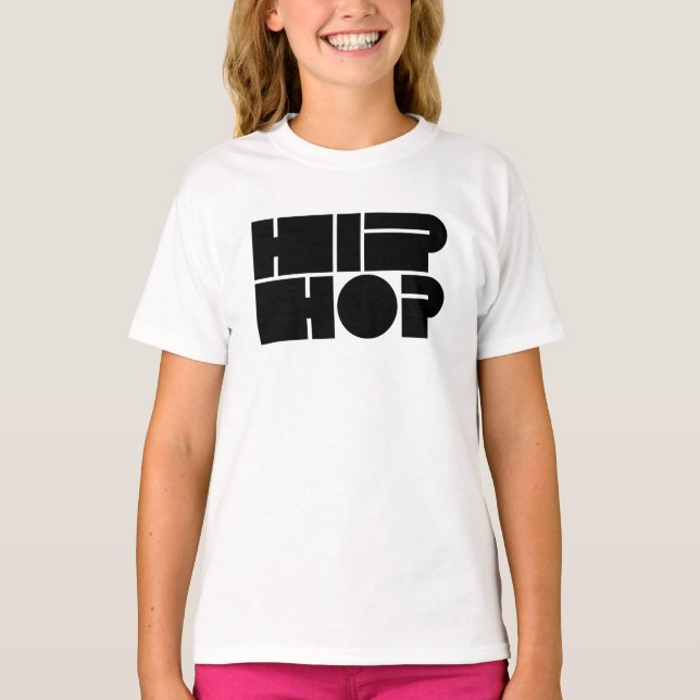 Hip Hop bold logo T-Shirt (Front)