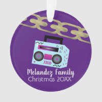 Hip Hop Boom Box Foil Chain