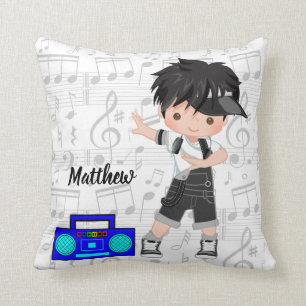 Hip hop boy cushion