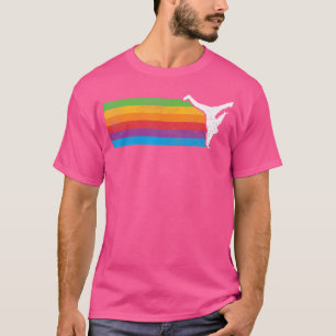 Hip Hop Break Dance Pose Retro Vintage Hip Hop Dj  T-Shirt