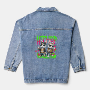 Hip Hop Bunnies Denim Jacket