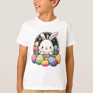 Hip Hop Bunny Kids Shirt - Gift For Easter Family