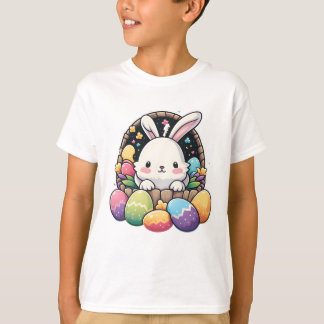Hip Hop Bunny Kids Shirt - Gift For Easter Family