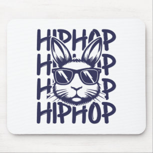 Hip Hop Bunny Sungles Easter For Kids Boys Men Mouse Mat