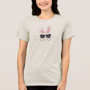Hip Hop Bunny T-Shirt Tri-Blend Shirt