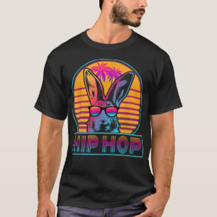 Hip Hop Bunny Vintage Retro 80s Easter Sunday Rabb T-Shirt