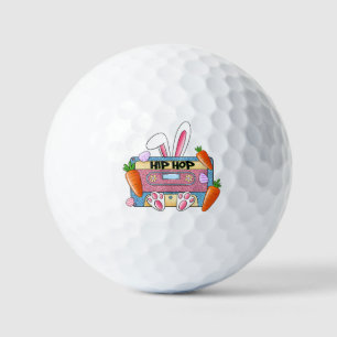 Hip Hop Cassette Tape Bunny Golf Balls