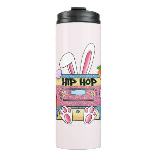 Hip Hop Cassette Tape Bunny Thermal Tumbler