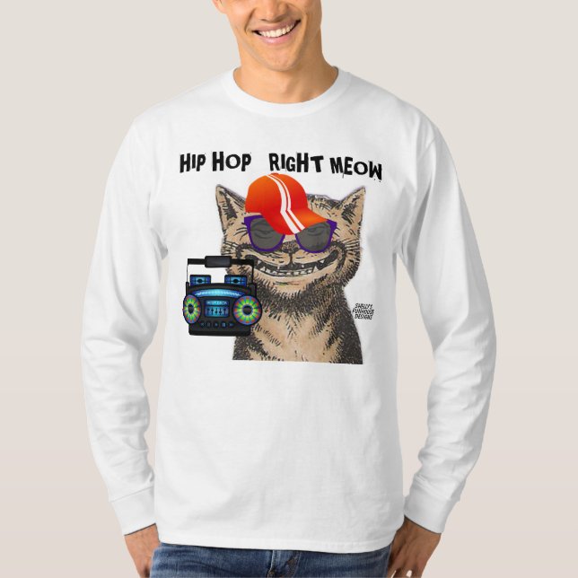 HIP HOP CAT T-shirts (Front)