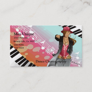 Hip Hop Chick Set Business Card