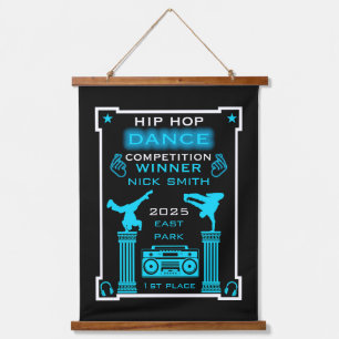 Hip Hop Dance Competition Hanging Tapestry