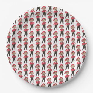 Hip Hop Dance Party Hiphop Breakdancing Recital Paper Plate