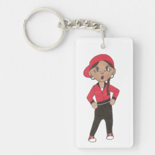 Hip Hop Dance Teacher Hiphop Breakdancing Recital Key Ring