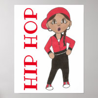 Hip Hop Dancer Dance Studio School Decor Hiphop