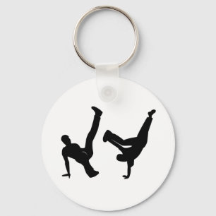 hip hop dancer key ring