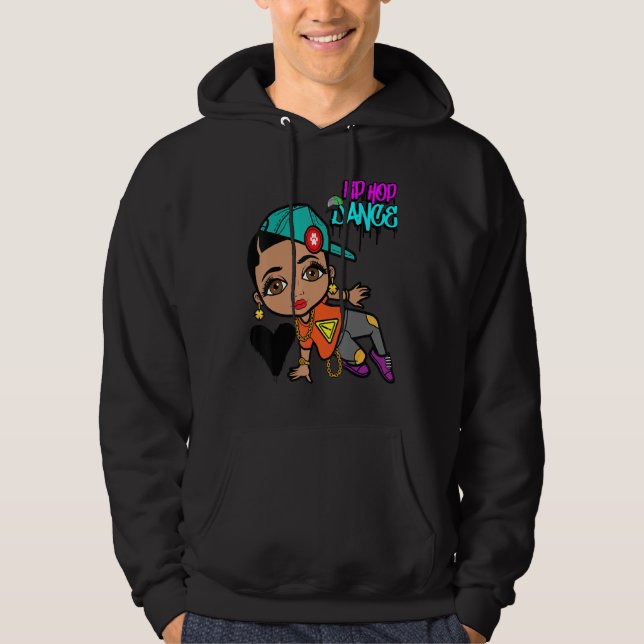 Hip Hop Dancing Break Dance Spring Summer Street P Hoodie (Front)