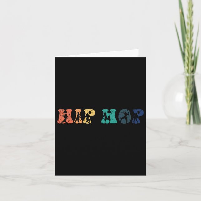 Hip Hop Dancing Breakdancing Break-dance Breakdanc Card (Front)