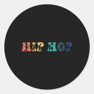 Hip Hop Dancing Breakdancing Break-dance Breakdanc Classic Round Sticker