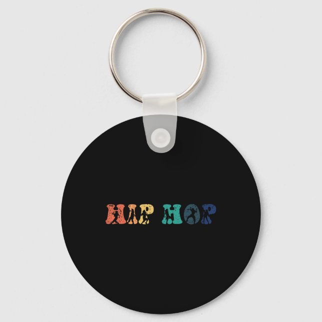 Hip Hop Dancing Breakdancing Break-dance Breakdanc Key Ring (Front)