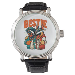 Hip Hop Dog Besties Shirt for Friends t-shirt  Watch