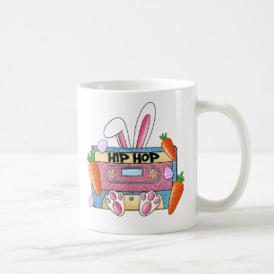 Hip-Hop Easter Bunny Mixtape – Retro Cassette Coffee Mug