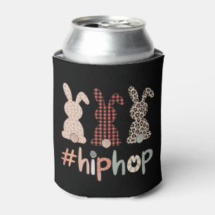 Hip Hop Easter Bunny Spring Cute Can Cooler