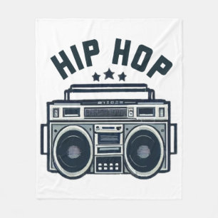 Hip hop fleece blanket