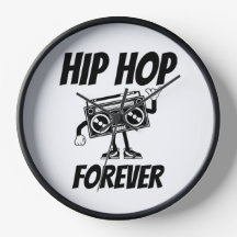 Hip Hop Forever Wall Clock