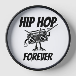Hip Hop Forever Wall Clock