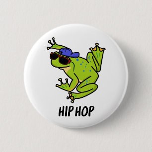 Hip Hop Funny Hopping Frog Pun 6 Cm Round Badge