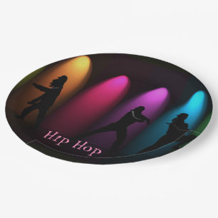Hip Hop Girl Birthday Party Plates