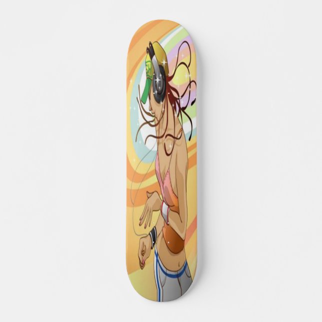 Hip Hop Girl Skateboard (Front)