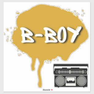 Hip Hop Gold Graffiti B-Boy Gender Reveal