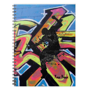 Hip Hop Graffiti Dancer Personalised Notebook