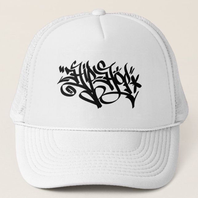 Hip Hop Graffiti Trucker Hat (Front)