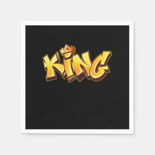 Hip Hop Graffiti Typography Lettering Art Urban St Napkin