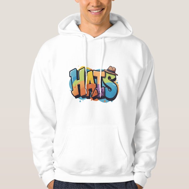 Hip-Hop Hats Hoodie (Front)